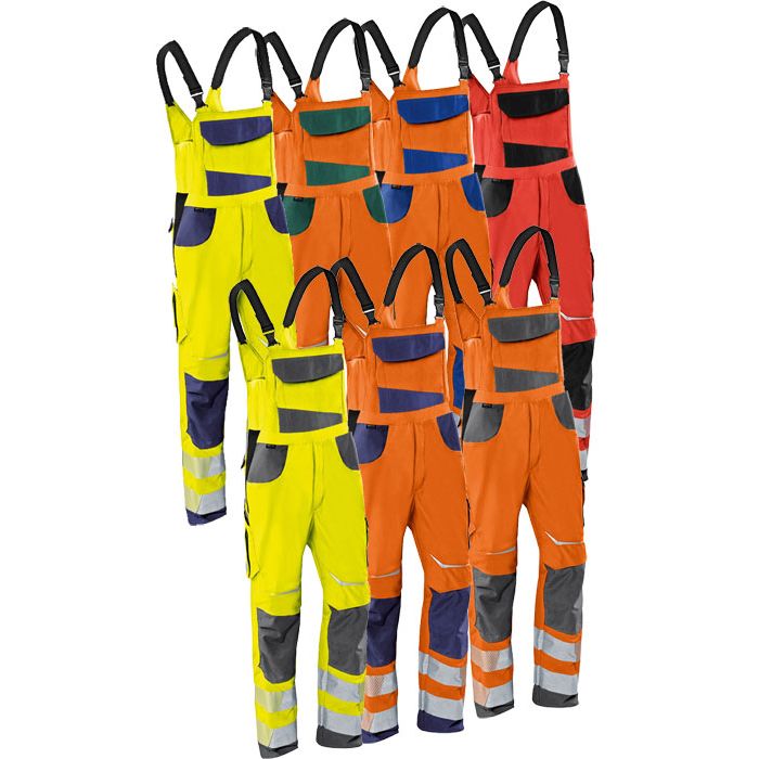 KÜBLER Warnschutzkleidung Kübler Warnschutzhose Kübler REFLECTIQ Warnschutzlatzhose 3207