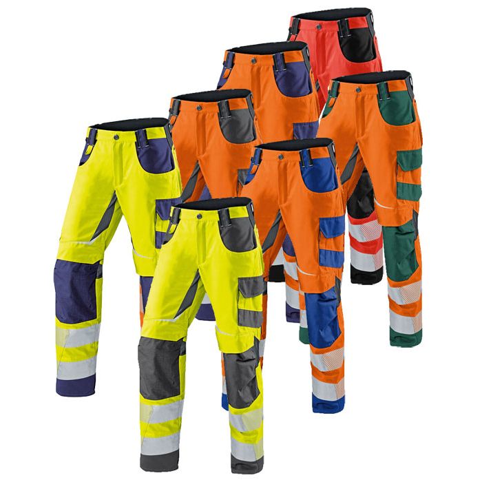 KÜBLER workwear KÜBLER Warnschutzhose Warnschutz Sommerhose KÜBLER REFLECTIQ 2407