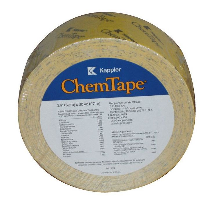Kappler® ChemTape® Chemikalienschutz-Klebeband Abklebeband für Chemieschutzoveralls