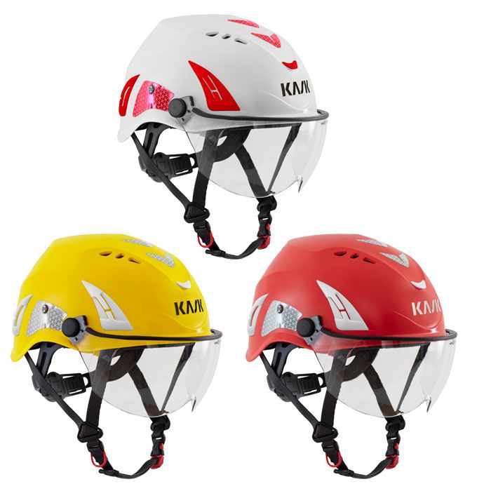 Kask Helme Superplasma HP VISOR WHE00107 Hochleistungs-Industrieschutzhelm | EN 14052 mit Visier