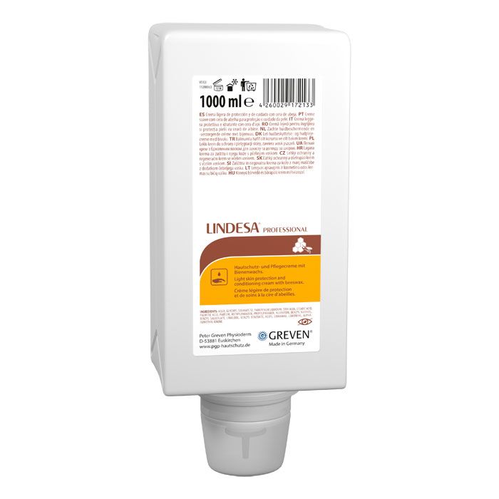 LINDESA® Professional LINDESA® Hautschutzcreme - 1000 ml Varioflasche