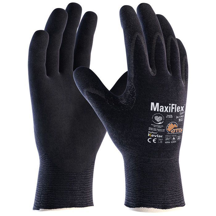 MaxiFlex® Cut™ 34-1743 Kevlar® ATG® MaxiFlex® Cut™ Schnittschutzhandschuh ATG®