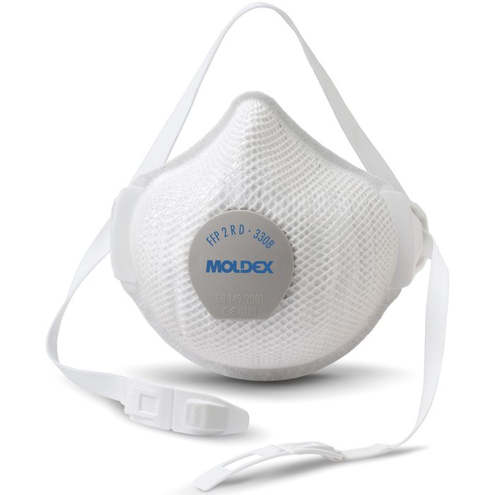 Moldex 3308 Moldex Atemschutzmaske wiederverwendbar FFP2 Maske FFP2 R D mit PROVALVE-Ventil