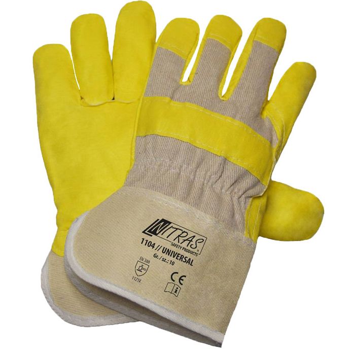 NITRAS® 1104 Arbeitshandschuhe Kunstleder NITRAS® Handschuhe UNIVERSAL