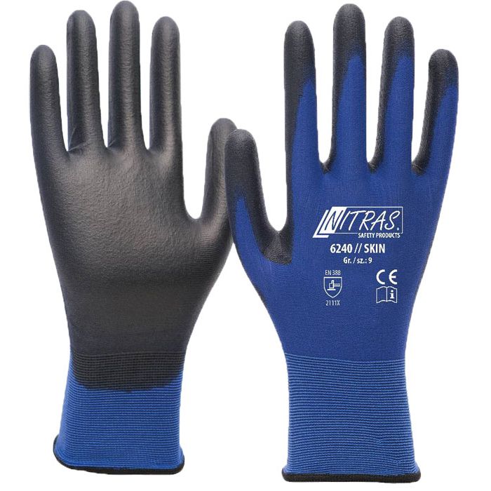 NITRAS® 6240 SKIN Montagehandschuhe PU-Beschichtung NITRAS® Handschuhe
