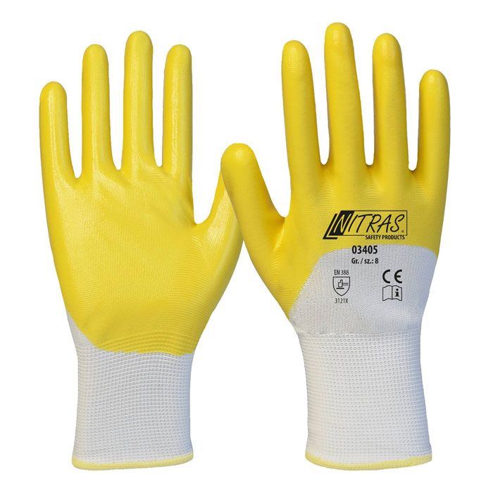 Nitril Handschuhe gelb Handschuhe Nitril NITRAS® 03405