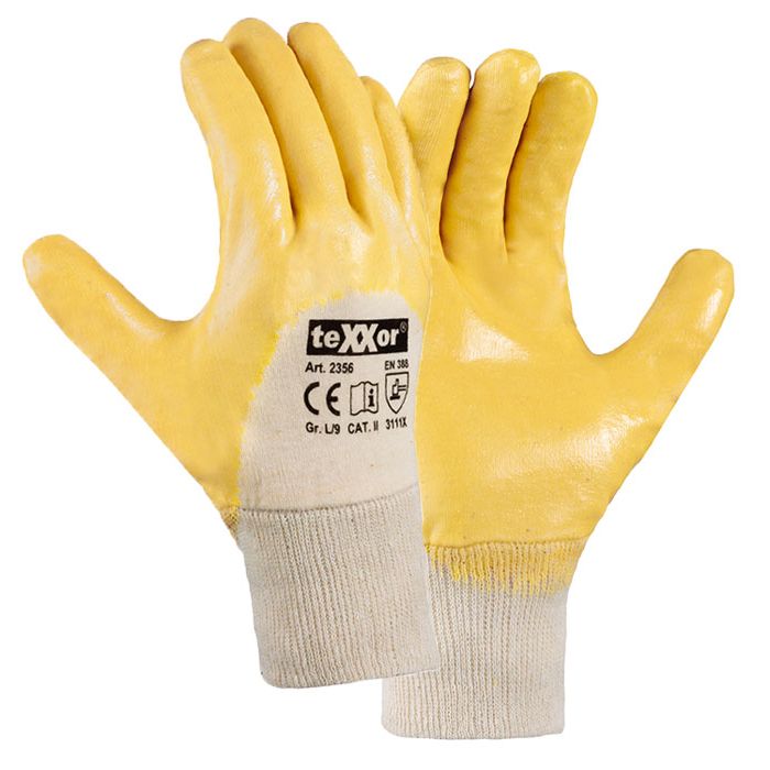 Nitril Handschuhe gelb Handschuhe Nitril teXXor® 2356