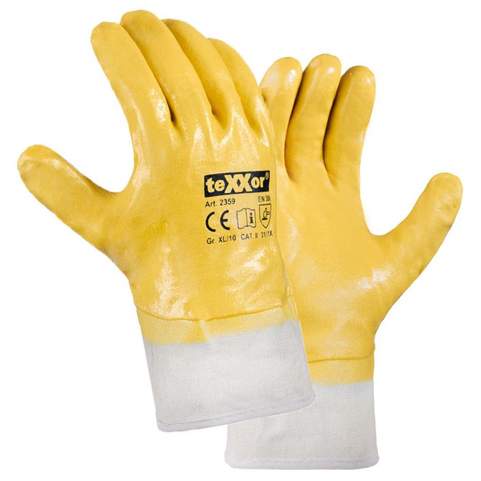 Nitril Handschuhe gelb Handschuhe Nitril teXXor® 2359