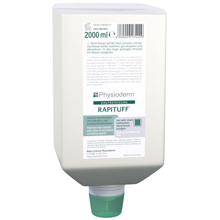 Physioderm® RAPITUFF® Physioderm Handreiniger - 2000 ml Varioflasche