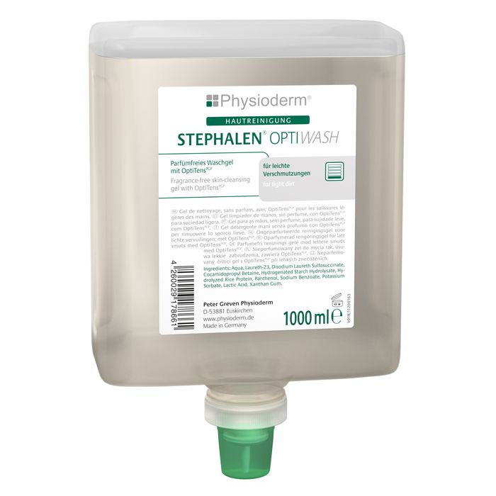 Physioderm® Stephalen® Optiwash Physioderm Handreiniger - 1000 ml Neptuneflasche