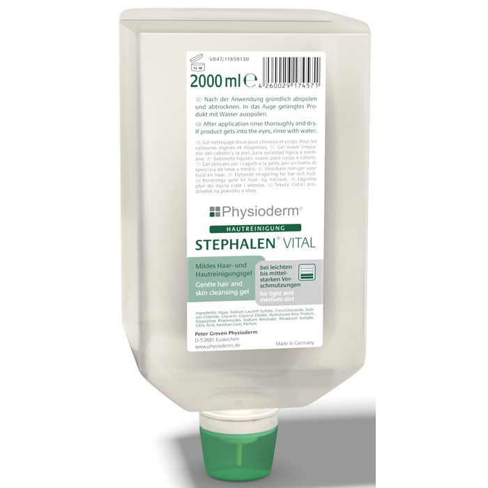 Physioderm® Stephalen® Vital Physioderm Handreiniger - 2000 ml Varioflasche