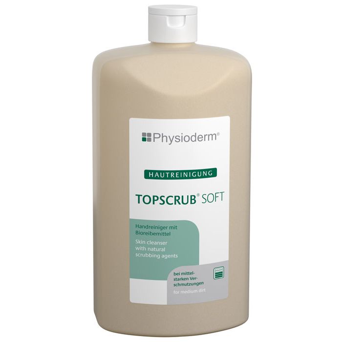 Physioderm® TOPSCRUB® SOFT Physioderm Handreiniger - 500 ml Hartflasche