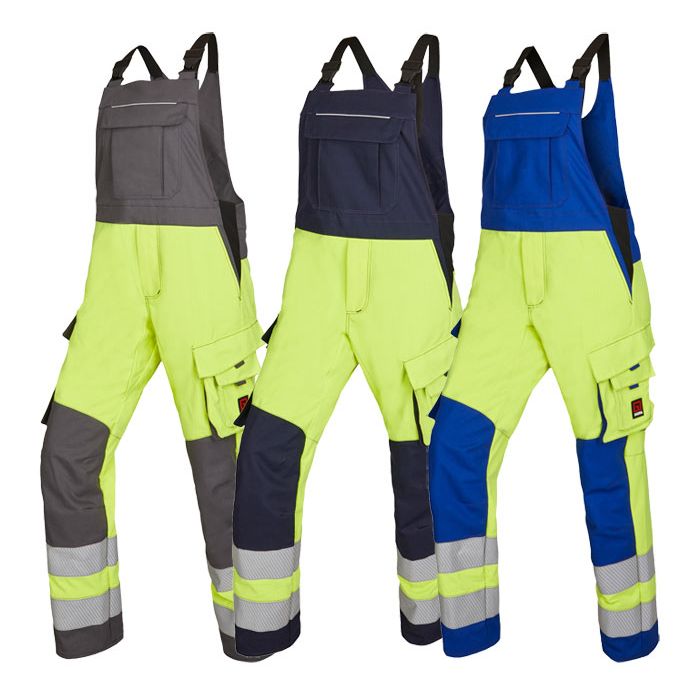 rofa® MULTI-LIGHT HI-VIS II Multinorm Latzhose rofa® Multinormen Arbeitshose rofa® 4592509 HI-VIS II