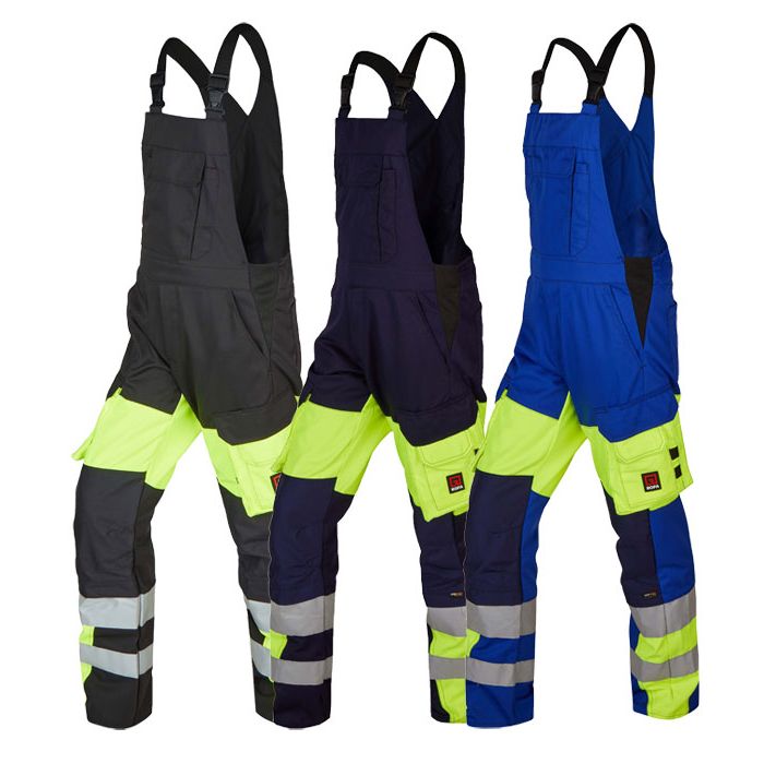 rofa® TEAMWORK HI-VIS Latzhose rofa® Arbeitshose rofa® Warnschutz-Latzhose 5702500