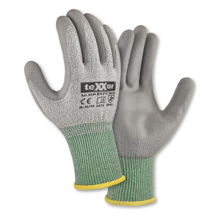 Schnittschutzhandschuhe teXXor® 2590 BASIC schnittfeste Handschuhe Klasse B