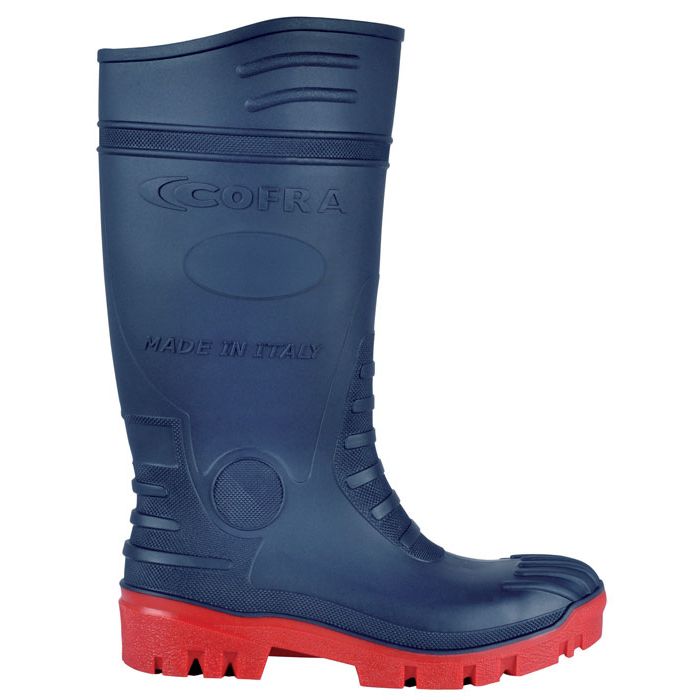 Sicherheitsgummistiefel Cofra® TYPHOON BLUE/RED Cofra® Gummistiefel blau/rot S5 SRC