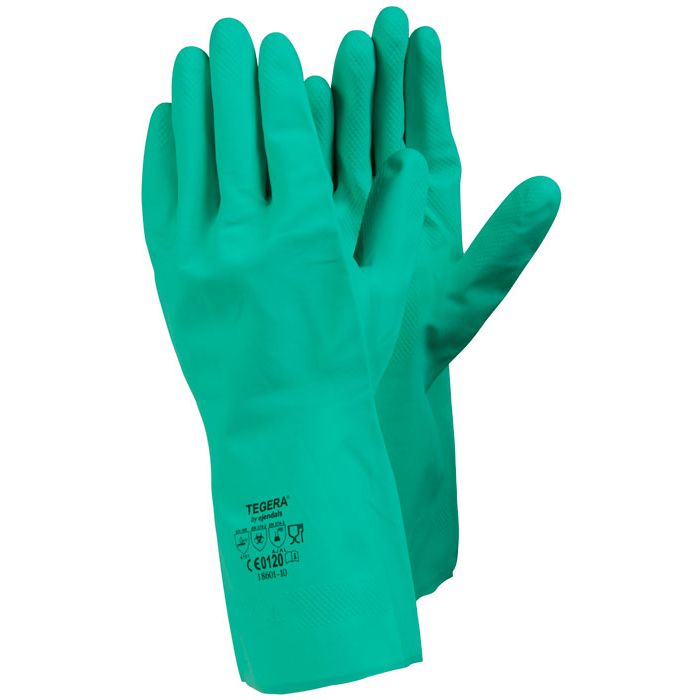 TEGERA® 18601A Chemikalienschutzhandschuhe Nitril Handschuhe grün TEGERA® by ejendals