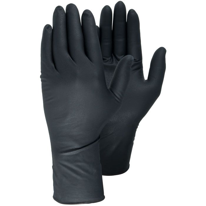 TEGERA® 849 Nitril Einmalhandschuhe TEGERA Einweghandschuhe schwarz puderfrei TEGERA® by Ejendals