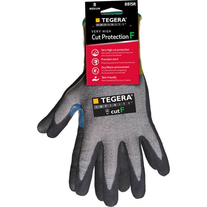 TEGERA® INFINITY™ CFR® TEGERA® 8815R Schnittschutzhandschuhe SB-Verpackung Schnittschutz F