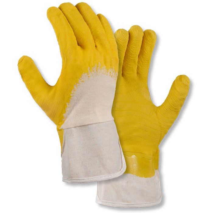 teXXor® 2202 Arbeitshandschuhe Latex teXXor Latexhandschuhe gelb 2202