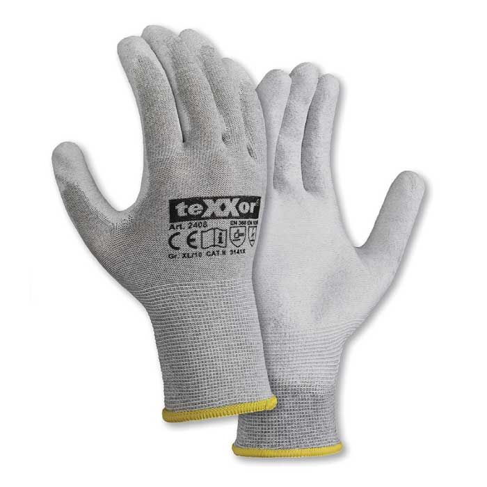 teXXor® 2408 Nylonhandschuh ESD-Handschuhe teXXor 2408 ESD 2