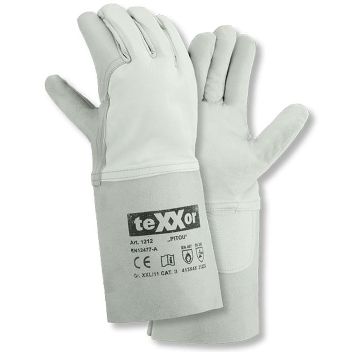 teXXor® Schweißerhandschuhe PITOU teXXor® 1212 Schweißerschutzhandschuh