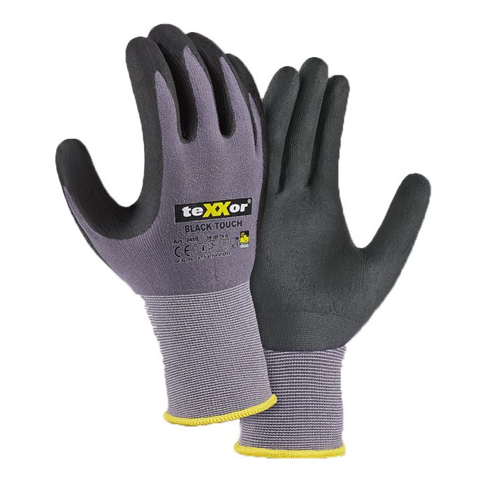 teXXor® black touch Montagehandschuhe Nitril Beschichtung teXXor Handschuhe 2450