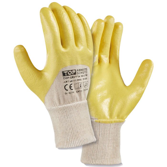 Top Griffin Ni-Lite Nitrilhandschuh gelb Handschuhe Nitril TOP-RANGE