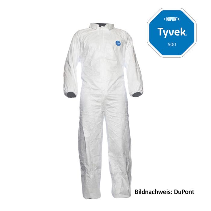 Tyvek® 500 Industry CCF5 Schutzanzug Kategorie 3 Typ 5B+6B Tyvek® Einwegoverall weiß