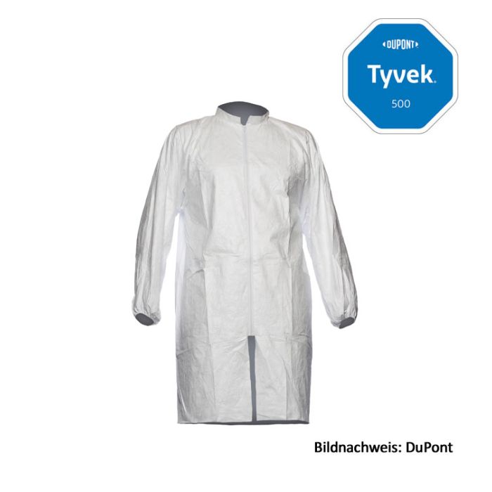 Tyvek® 500 PL309 Einweg-Kittel Einweg-Mantel Tyvek® Einwegbekleidung