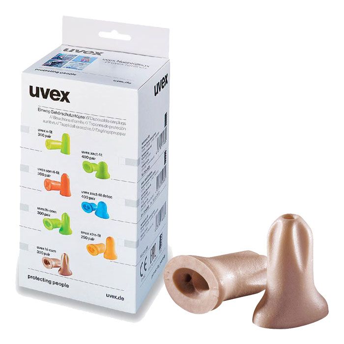uvex hi-com beige Nachfüllbox 2112119 für Dispenser one2click | 24 dB