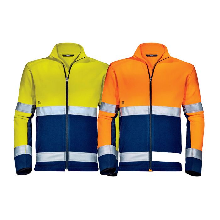 uvex Warnschutz Fleecejacke 88308 88309 uvex Warnschutzjacke Fleece suXXeed construction