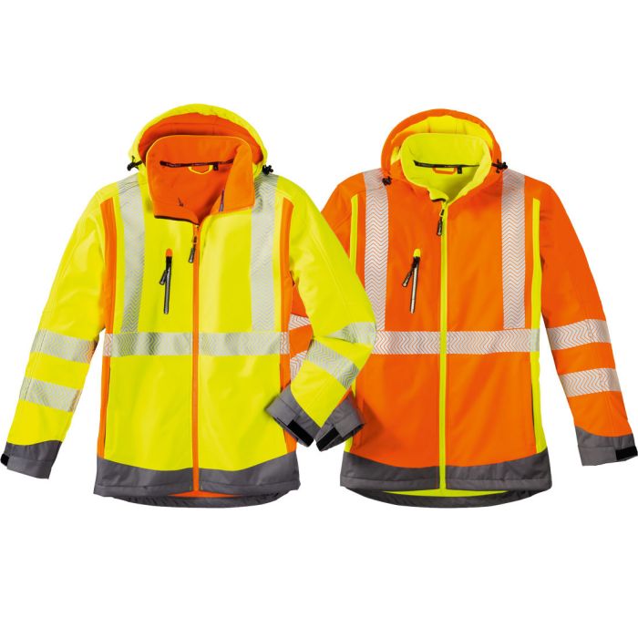 4 Protect Warnschutz Softshelljacke 4PROTECT® 3470 3475 HOUSTON 4Protect® workwear