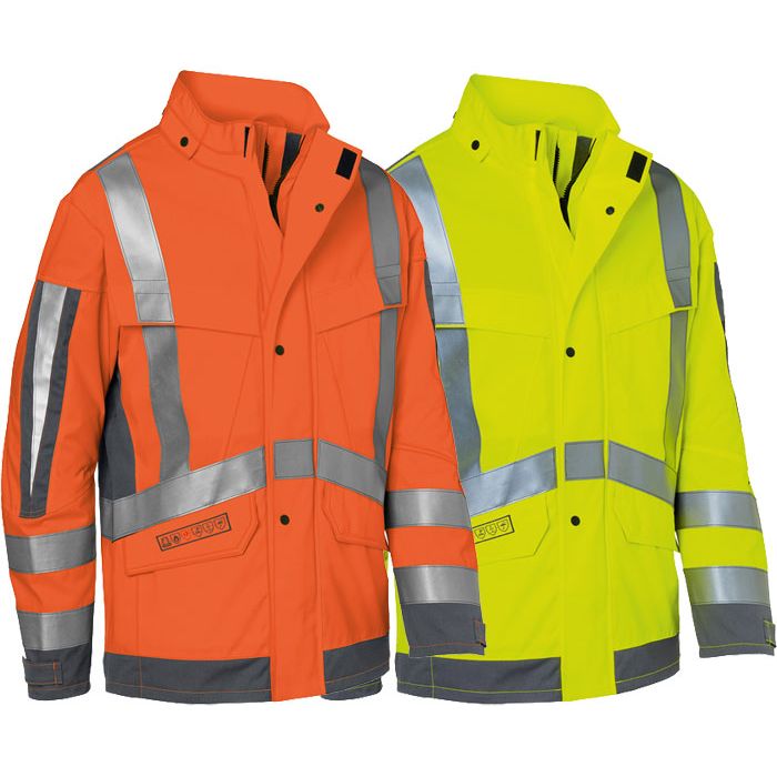 KÜBLER PROTECTIQ KÜBLER Multinorm Warn-Wetterjacke Kübler workwear PROTECTIQ Regenjacke 1395