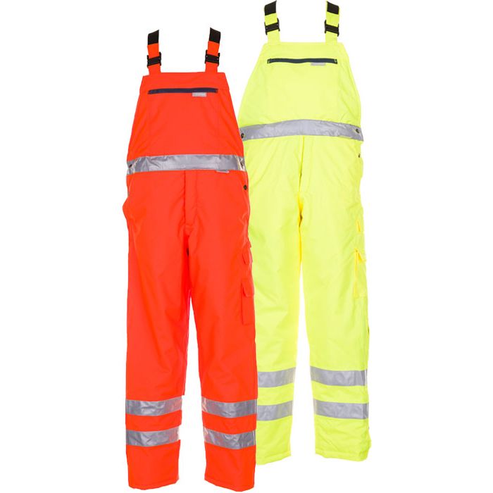 Planam Warnschutzhose Winter Warnschutzhose Planam Warnschutz-Latzhose 1-farbig