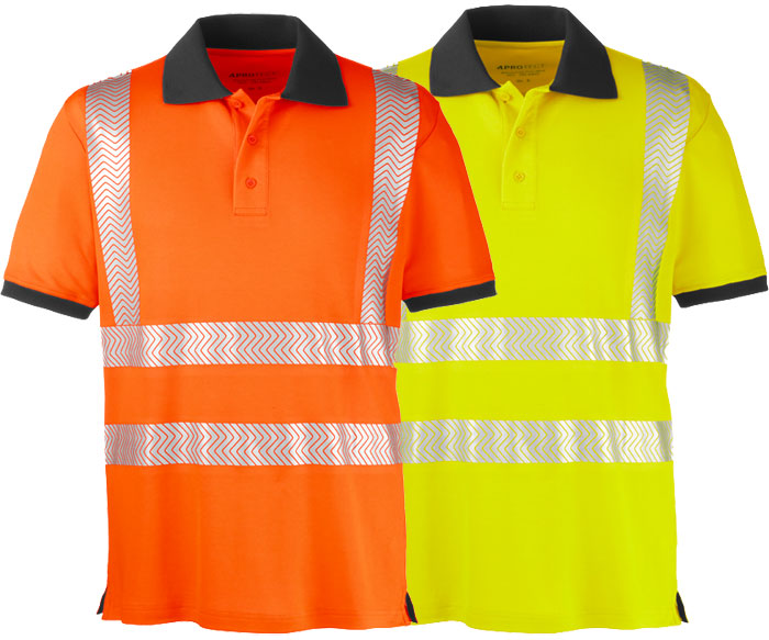 Warnschutz Polo-Shirt 4PROTECT® 3433 3434 ORLANDO