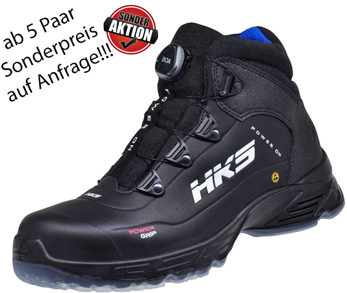 HKS Sicherheitsstiefel S3 HKS CPO-50 BOA HKS Arbeitsstiefel S3 SRC ESD mit Boa Verschluss