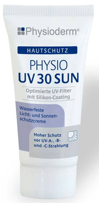 Physioderm® PHYSIO UV 30 SUN Hautschutzcreme Physioderm Hautschutz - 20 ml Tube - Auslaufartikel 