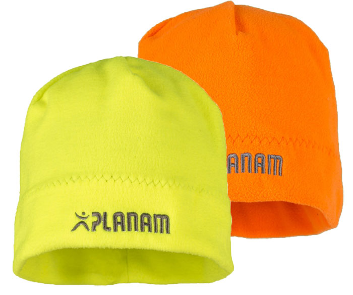 PLANAM Wintermütze Fleece Mütze fluo