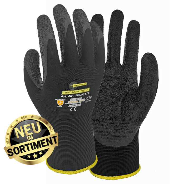 TOP-GRIFFIN-Effect PREMIUM Nylonhandschuhe Latex Beschichtung